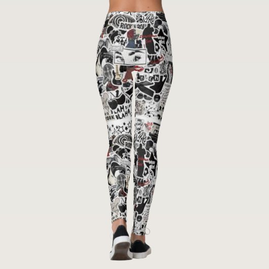 High-Waisted Slim Fit Pants – Stretchy, Comfortabl レギンス (裏面)