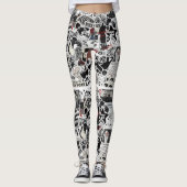 High-Waisted Slim Fit Pants – Stretchy, Comfortabl レギンス (正面)