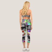 High Waisted Yoga Capris – Reflection Layers カプリレギンス (裏面)