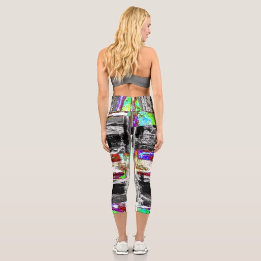 High Waisted Yoga Capris – Reflection Layers カプリレギンス (裏面)