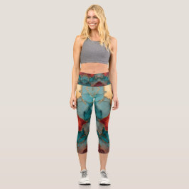 High Waisted Yoga Capris, XS (0-2) カプリレギンス