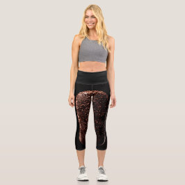 High Waisted Yoga Capris, XS (0-2) カプリレギンス