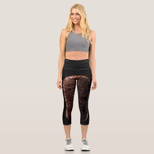 High Waisted Yoga Capris, XS (0-2) カプリレギンス (正面)