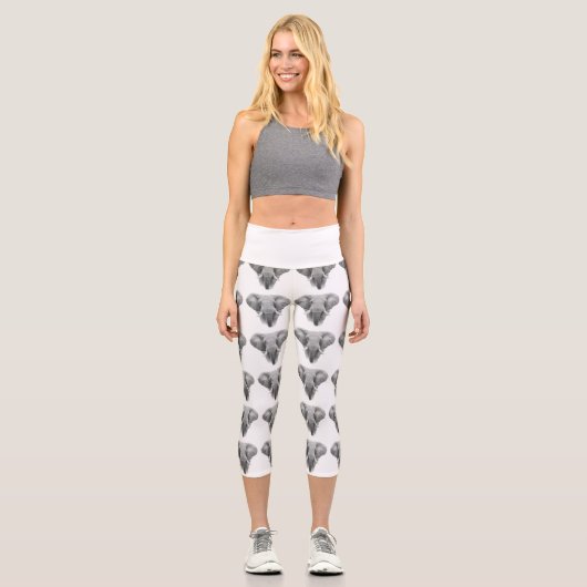 High Waisted Yoga Capris, XS (0-2) カプリレギンス (正面)