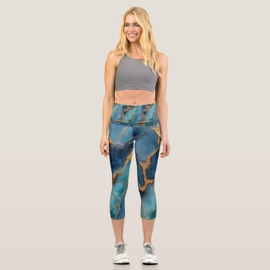  High Waisted Yoga Capris, XS (0-2) カプリレギンス (正面)