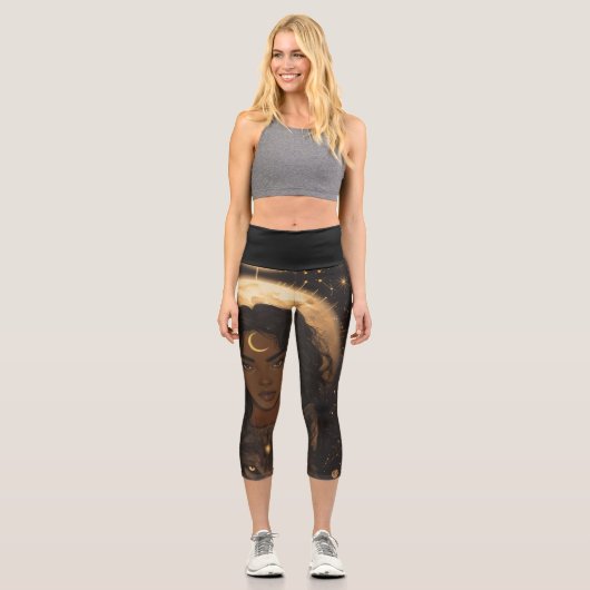 High Waisted Yoga Capris, XS (0-2) カプリレギンス (正面)