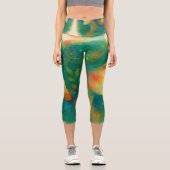 High Waisted Yoga Capris, XS (0-2) カプリレギンス (正面)