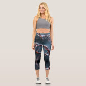 High Waisted Yoga Capris, XS (0-2) カプリレギンス (正面)
