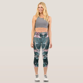 High Waisted Yoga Capris, XS (0-2) カプリレギンス