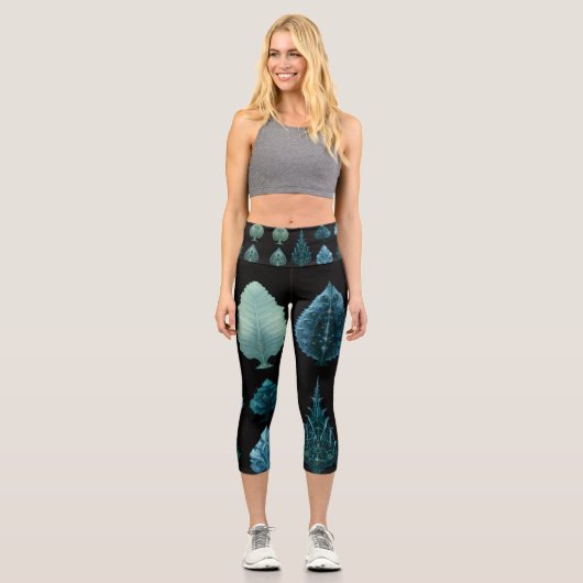  High Waisted Yoga Capris, XS (0-2) カプリレギンス (正面)
