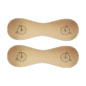 High-Wheel Antique Bicycle Rustic 野球ボール (パネル)