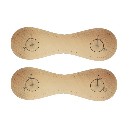 High-Wheel Antique Bicycle Rustic 野球ボール (パネル)