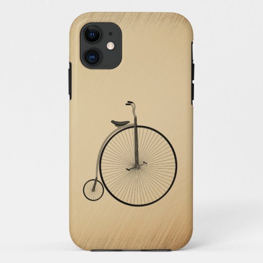 High-Wheel Antique Bicycle Rustic Case-Mate iPhoneケース (裏面)