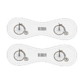 High wheel bicycle cartoon illustration  野球ボール (パネル)