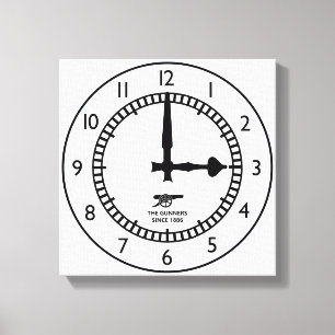 Highbury Clock End 3pmスタートガン キャンバスプリント