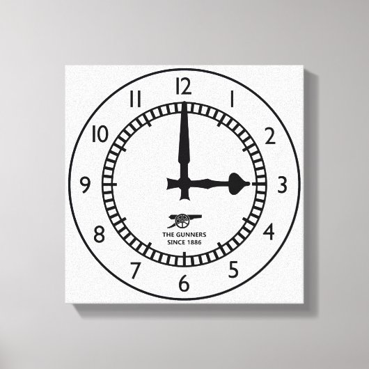 Highbury Clock End 3pmスタートガン キャンバスプリント (正面)