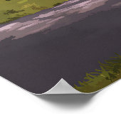 Highbury Fields Islington London Travel Poster ポスター (角)