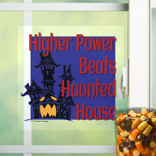Higher Power Beats ハロウィンハウス ソーバーハロウィン ウィンドウサイン