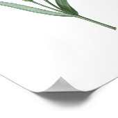 HIGHEST QUALITY Botanical print of Carnation ポスター (角)