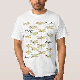 Highflyers floral Dragonflies  Tシャツ