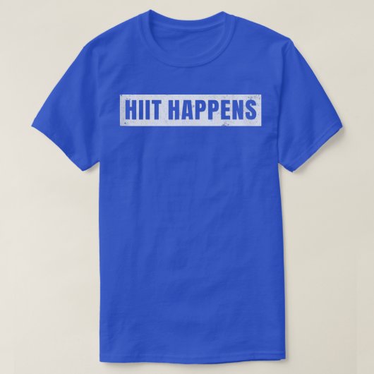 HighIntensity Intervalトレーニングの頻度 Tシャツ (デザイン正面)