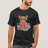 Highland Cattle Highland Beef Highland Cattle Cow  Tシャツ (正面)