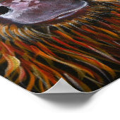 HiGHLaND CoWプリント「HeNRY' BY SHiRLeY MacARTHuR ポスター (角)