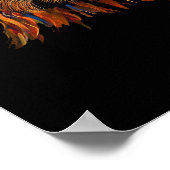 HiGHLaND CoWプリントSCoTISH 'ThE GiNGeR NuTS ' ポスター (角)