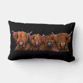 HiGHLaND CoWプリントSCoTiSH ' THe GiNGeR NuTS ' ランバークッション (裏面)