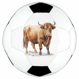 Highland Cow サッカーボール