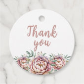 Highland Cow Birthday Girl Boho Farm Party フェイバータグ (正面)