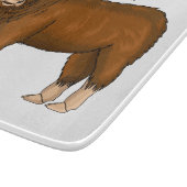 Highland cow cartoon illustration  カッティングボード (角)