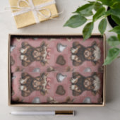 Highland Cow Chocolate Kisses and Bows Gift Liner 薄葉紙 (ギフト)