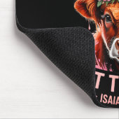 Highland Cow Christian マウスパッド (コーナー)
