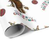 Highland Cow Christmas Wrapping Paper ラッピングペーパー (ロールコーナー)