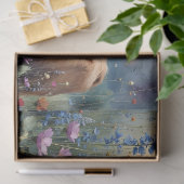 Highland Cow Colorful Meadow *personalize* 薄葉紙 (ギフト)