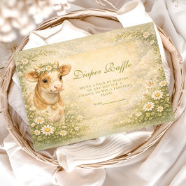 Highland Cow Countryside Diapper Raffle エンクロージャーカード