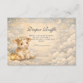 Highland Cow Floral Diapper Raffle エンクロージャーカード (正面)