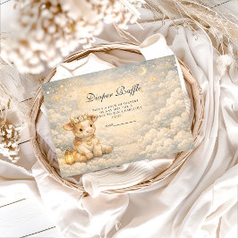 Highland Cow Floral Diapper Raffle エンクロージャーカード