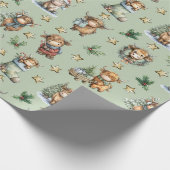 Highland Cow Holiday Parade ラッピングペーパー (角)