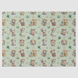 Highland Cow Holiday Parade 薄葉紙