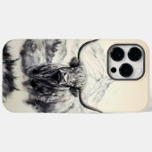 Highland Cow iPhone 14 Pro Max電話ケース Case-Mate iPhoneケース (裏面 (横))
