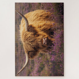 Highland Cow Jigsaw Puzzle ジグソーパズル