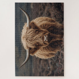 Highland Cow Jigsaw Puzzle ジグソーパズル