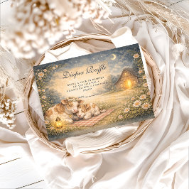 Highland Cow Meadow Diapper Raffle エンクロージャーカード