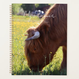 Highland Cow Planner - Spring Theme プランナー手帳