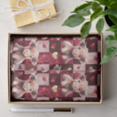 Highland Cow Ruby Red Golden Heart Gift 薄葉紙 (ギフト)