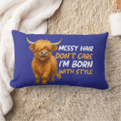 highland cow, scottish cow, scotland, scotland cow ランバークッション (ブランケット)