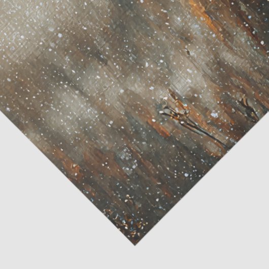 Highland Cow With Christmas Wreath Crown 薄葉紙 (詳細)