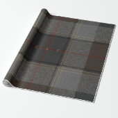 Highland Dispatch Tartan Custom Monogram Gift Wrap ラッピングペーパー (アンロールド)